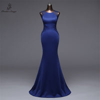 Poems Songs New Simple Mermaid  Evening Dress prom gowns Formal Party dress vestido de festa Elegant Vintage robe longue