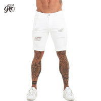 Mens Shorts Jeans Denim Shorts Black High Waist Ripped Summer Jeans Shorts For Men Brand Plus Size Casual Streetwear dk03