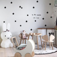 Baby Nursery Bedroom Stars Wall Sticker For Kids Room Home Decoration Children Wall