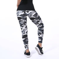 2022 Camouflage Printing Elasticity Leggings Fitness Pants Legins Casual Legging For Women