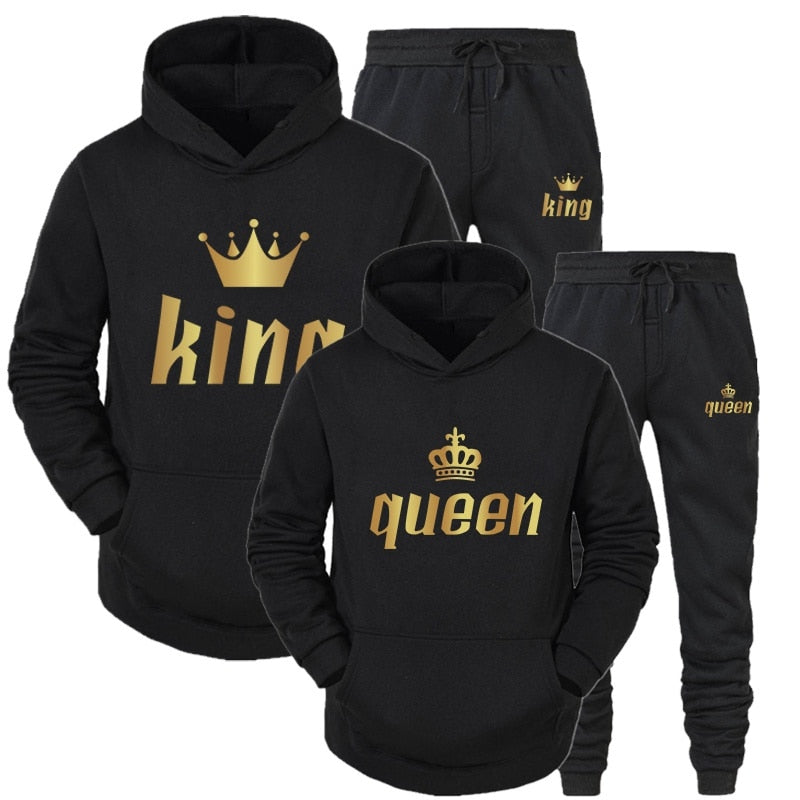 2022 Fashion Couple Sportwear Set KING or QUEEN