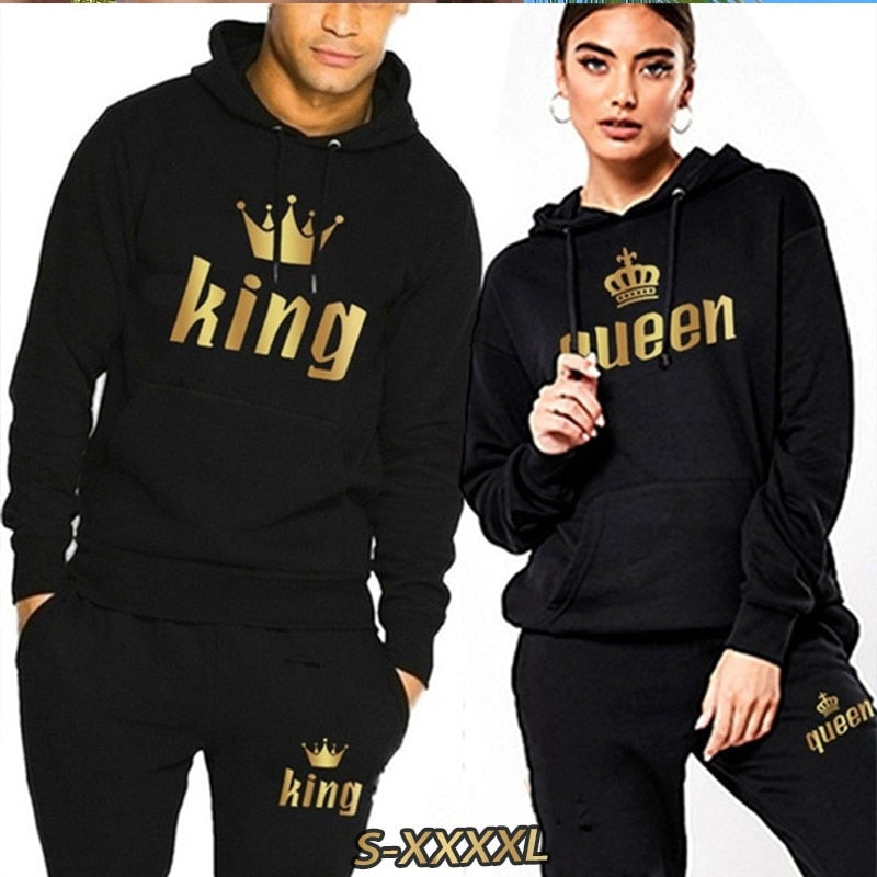 2022 Fashion Couple Sportwear Set KING or QUEEN