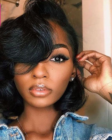 HD Lace Frontal Wigs For Women Short Bob Wig 13X4 Lace Front