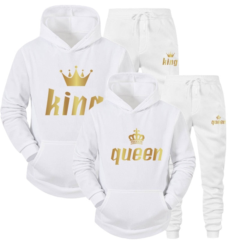 2022 Fashion Couple Sportwear Set KING or QUEEN