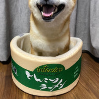 Cute Instant Noodle Pet dog cat House bed Kennel Super Large Warm Dog Cat Nest Beds Cushion Udon Cup Noodle Pet Bed Cozy Cushion