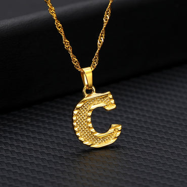 Collier Femme 2020 Capital Letter Neckaces For Women Boho Jewelry Stainless Steel Alphabet Initial Necklace Best Friend Gift