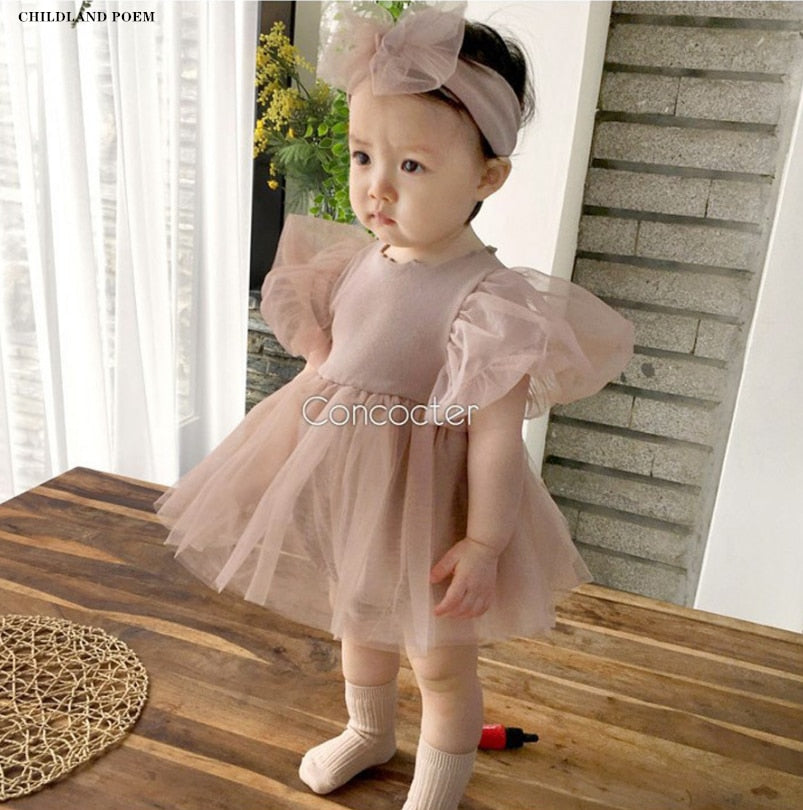 Baby Girls Dress Newborn Princess Baby Dress For Girl 1st Birthday Party Wedding Dress