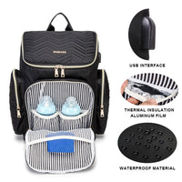 2021 Baby Diaper Bag Large Capacity Nappy Bag Maternity Travel Handbag