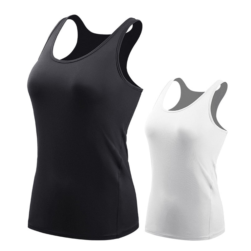 Cycling Base Layer Female Yoga Vest Sleeveless Shirts Compression Gym Clothing Fitness Training Sportswear Running Tops Jerseys