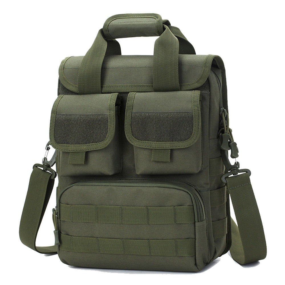 Men Tactical Handbag Laptop Military Bag Shoulder Crossbody Bags Camouflage Molle Hunting Camping Hiking Sports Outdoor XA318D