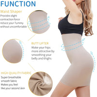 High Waist Tummy Control Slips Woman Seamless Slimming Half Slip Underwear Shapewear Body Shaper Underdress Petticoat Shapers