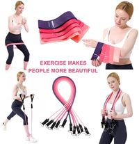 150lbs Resistance Bands Set for Women Latex Exercise Workout Band