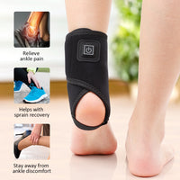 Electric Heating Wrist Brace Ankle Braces Carpal Joint Protection Support Hot Compress Wraps Pain Relief Arthritis Tendinitis