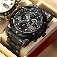 OLEVS Men&#39;s Watches Original Multifunctional Wlectronic Watch for Man Waterproof Luminous Alarm Clock Fashion Dress