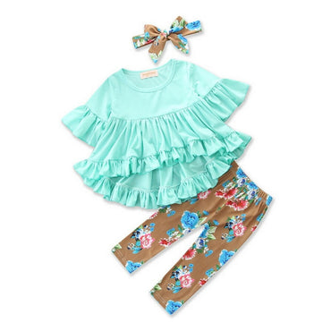 New Arrival Boutique Toddler Kids Baby Girl Solid Color Top Dress
