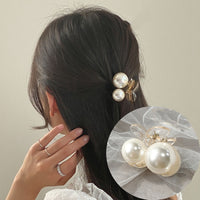 AWATYR 2021 New Hyperbole Big Pearls Acrylic Hair Claw Clips Big Size