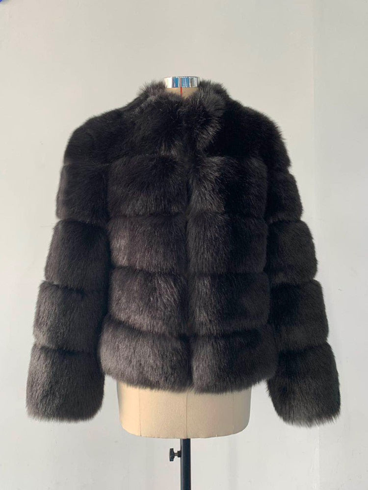 SEXY ZADORIN Fashion Thick Warm Winter Coat