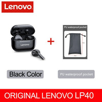 Original Lenovo LP40 wireless headphones TWS Bluetooth Earphones Touch Control Sport Headset Stereo Earbuds For Phone Android