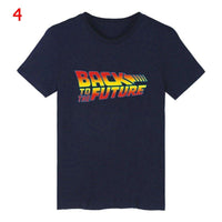 Back To The Future Tshirt Luminous T Shirt camiseta Summer Short Sleeve T Shirts back to future