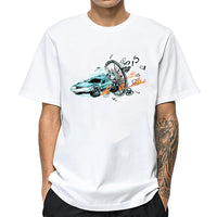 Back To The Future Tshirt Luminous T Shirt camiseta Summer Short Sleeve T Shirts back to future