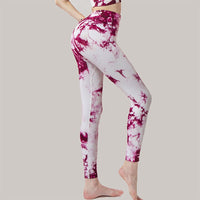 Tie Dye Womens Two Piece Workout Set Sports Clothing Gym Womens Yoga Legging Sets