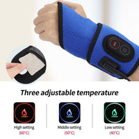 Electric Heating Wrist Brace Ankle Braces Carpal Joint Protection Support Hot Compress Wraps Pain Relief Arthritis Tendinitis