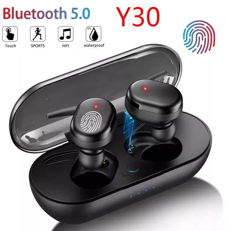 Y30 TWS Audifonos Bluetooth Inalambrico In-ear Stereo Noise Reduction Waterproof Headphone For Smartphone xiaomi PK Y50 Pro4 E6s