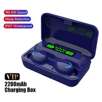 TWS Bluetooth Earphones 2200mAh Charging Box Wireless Headphone Fone Stereo Wireless Headset with Mic Sports Waterproof Earbuds