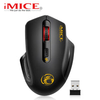 iMice Wireless Mouse 4 Buttons 2000DPI Mause 2.4G Optical USB Silent Mouse Ergonomic Mice Wireless For Laptop PC Computer Mouse