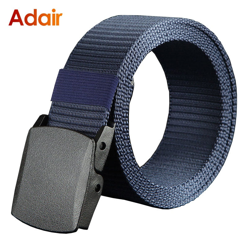 Mens Nylon Webbing Belts Canvas Casual Fabric Tactical Belt High Quality Accessories Military Jeans Army Waist Strap HB041