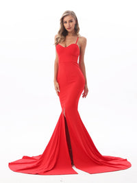 Sexy Strapless Long Black Maxi Dress Front Slit Bare Shoulder Red Women's Evening Summer Night Gown Party Maternity Dresses