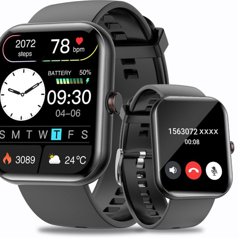 SENBONO Bluetooth Call Smart Watch Men Women Health Sport Monitoring Blood Pressure Oxygen Smart Voice Assistant Smartwatch Men