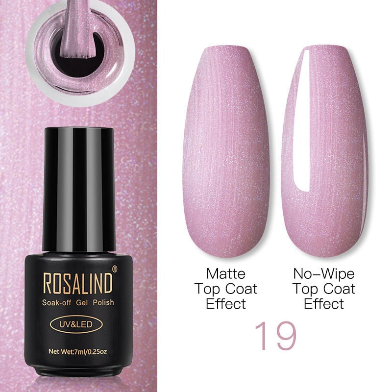 ROSALIND Gel Nail Polish Lamp All For Nails Art Manicure With Matt Base Top Coat Semi Permanant Gellak Nail Gel Polish Varnishes