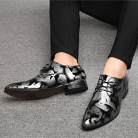 Patent Leather Oxford Shoes for Men Dress Shoes Men Formal Shoes Pointed Toe Business Wedding Shoes Plus Size  Dress Shoes