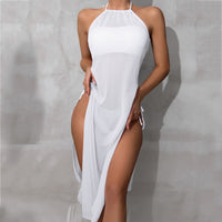 Sexy Women Sheer Mesh Cover Up Dress Beach Cover Up Beach Wrap Bikini Wraps