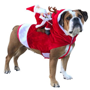 XS-2XL Warm Dog Clothes Dog Christmas Coat For Small Medium Dog