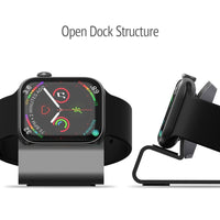 Exquisite Aluminum Silicon Bracket Charger Dock Station Charging Holder for Apple Watch Stand Serie SE/8/7/6/5/4/3/2/1