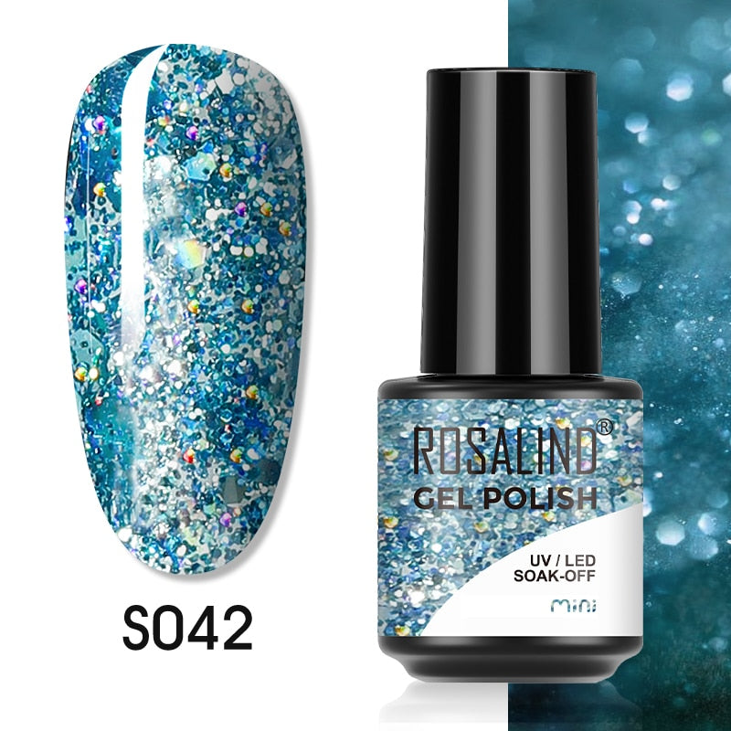 ROSALIND Gel Nail Polish Lamp All For Nails Art Manicure With Matt Base Top Coat Semi Permanant Gellak Nail Gel Polish Varnishes