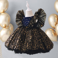 Baby Girl Tutu Party Gown Flower Girls Dresses for Wedding 1 2 3 4 5 Years