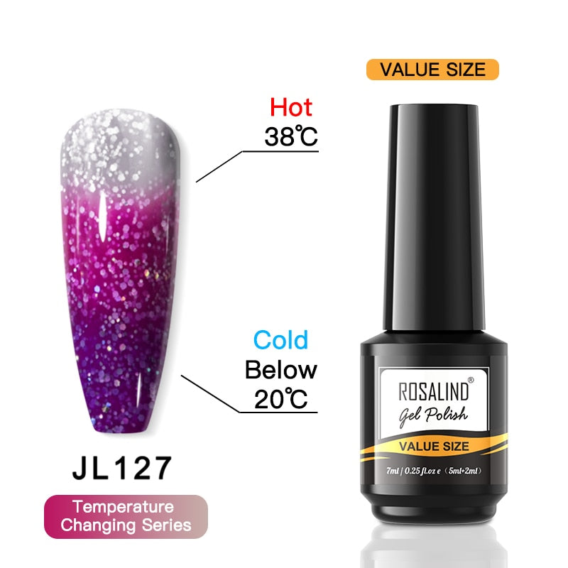 ROSALIND Gel Nail Polish Lamp All For Nails Art Manicure With Matt Base Top Coat Semi Permanant Gellak Nail Gel Polish Varnishes