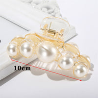 AWATYR 2021 New Hyperbole Big Pearls Acrylic Hair Claw Clips Big Size