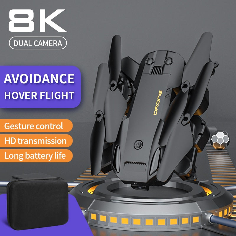 GPS 5G 8K HD Drone Professional Dual Camera Wifi FPV Obstacle Avoidance Folding Quadcopter Rc Distance 1000M Gift Toy