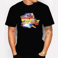 Back To The Future Tshirt Luminous T Shirt camiseta Summer Short Sleeve T Shirts back to future