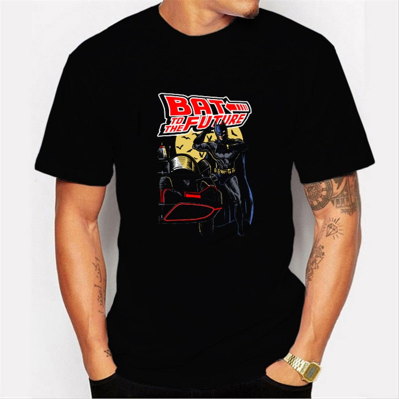 Back To The Future Tshirt Luminous T Shirt camiseta Summer Short Sleeve T Shirts back to future