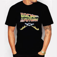 Back To The Future Tshirt Luminous T Shirt camiseta Summer Short Sleeve T Shirts back to future