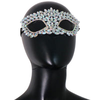 Stonefans Masquerade Mask for Crystal Venetian Party Decor Mardi Gras Sexy Masks Costume Accessory for Women Halloween Fashion