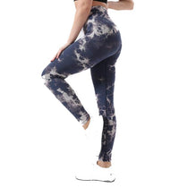 Women Tie Dye Leggings Sexy Fitness Seamless Gym Push up High Waist Sport Pants