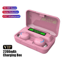 TWS Bluetooth Earphones 2200mAh Charging Box Wireless Headphone Fone Stereo Wireless Headset with Mic Sports Waterproof Earbuds