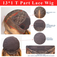 613 Lace Frontal Wig 30 Inch Pre Plucked Glueless Bone Straight Colored Honey Blonde Lace Front Wig Human Hair Wigs For Women