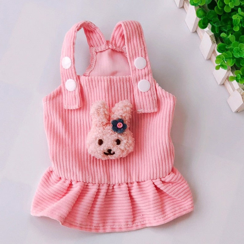 Dogs Clothing Dog Sweater Dress Dog Princess Dress Pet Small Costume Bow Cute Summer Floral Crew Neck Dress Pet Supplies